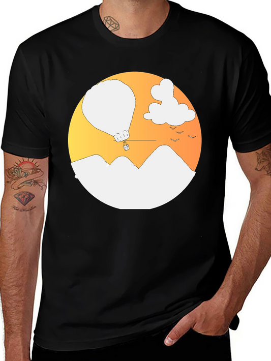 Mountain Balloon Graphic Tee