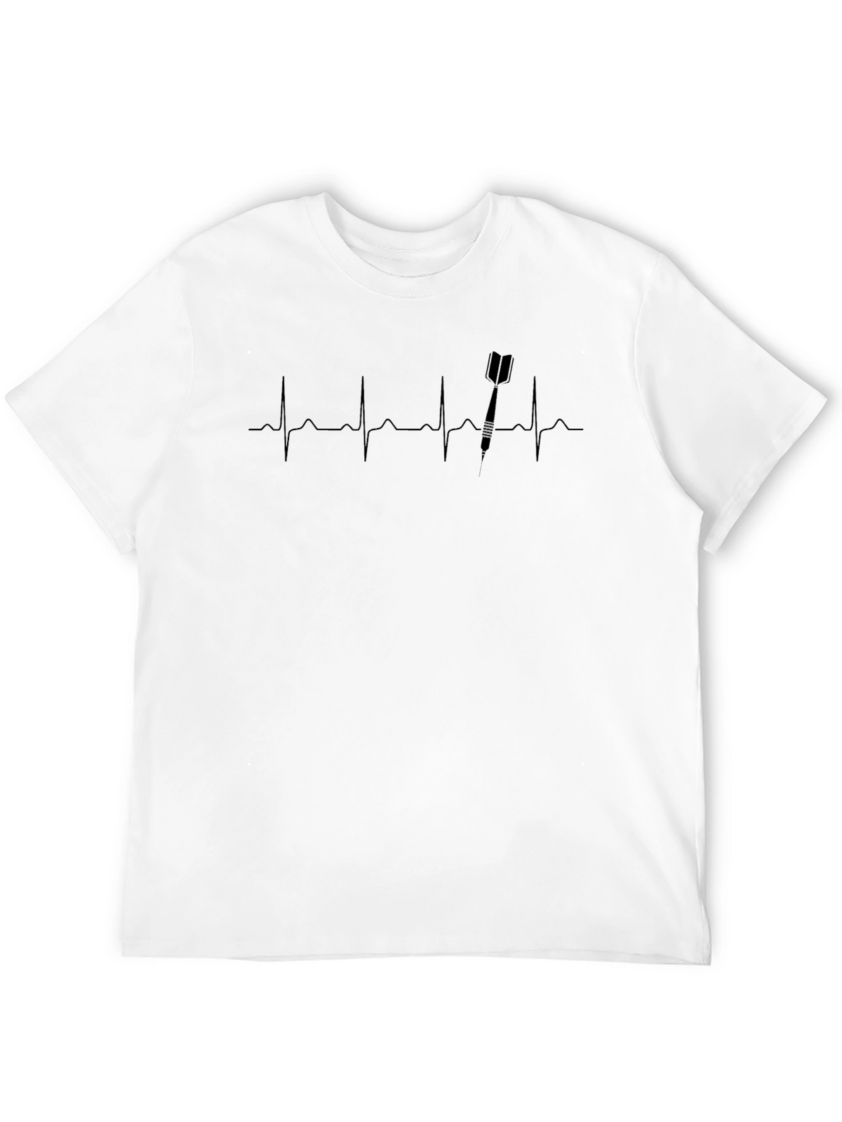 Darts Heartbeat T-Shirt - Stylish Dart Player Tee