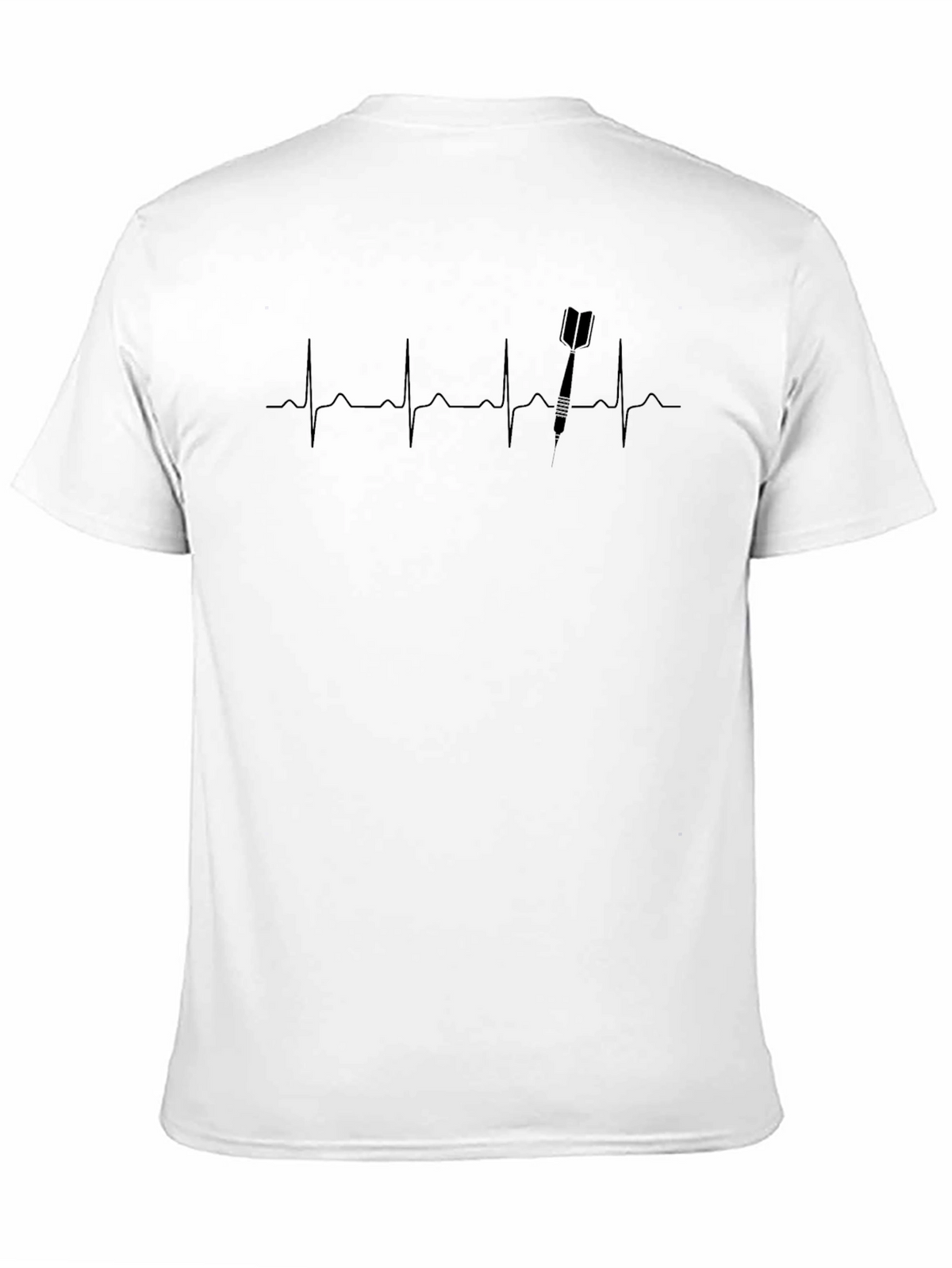 Darts Heartbeat T-Shirt - Stylish Dart Player Tee