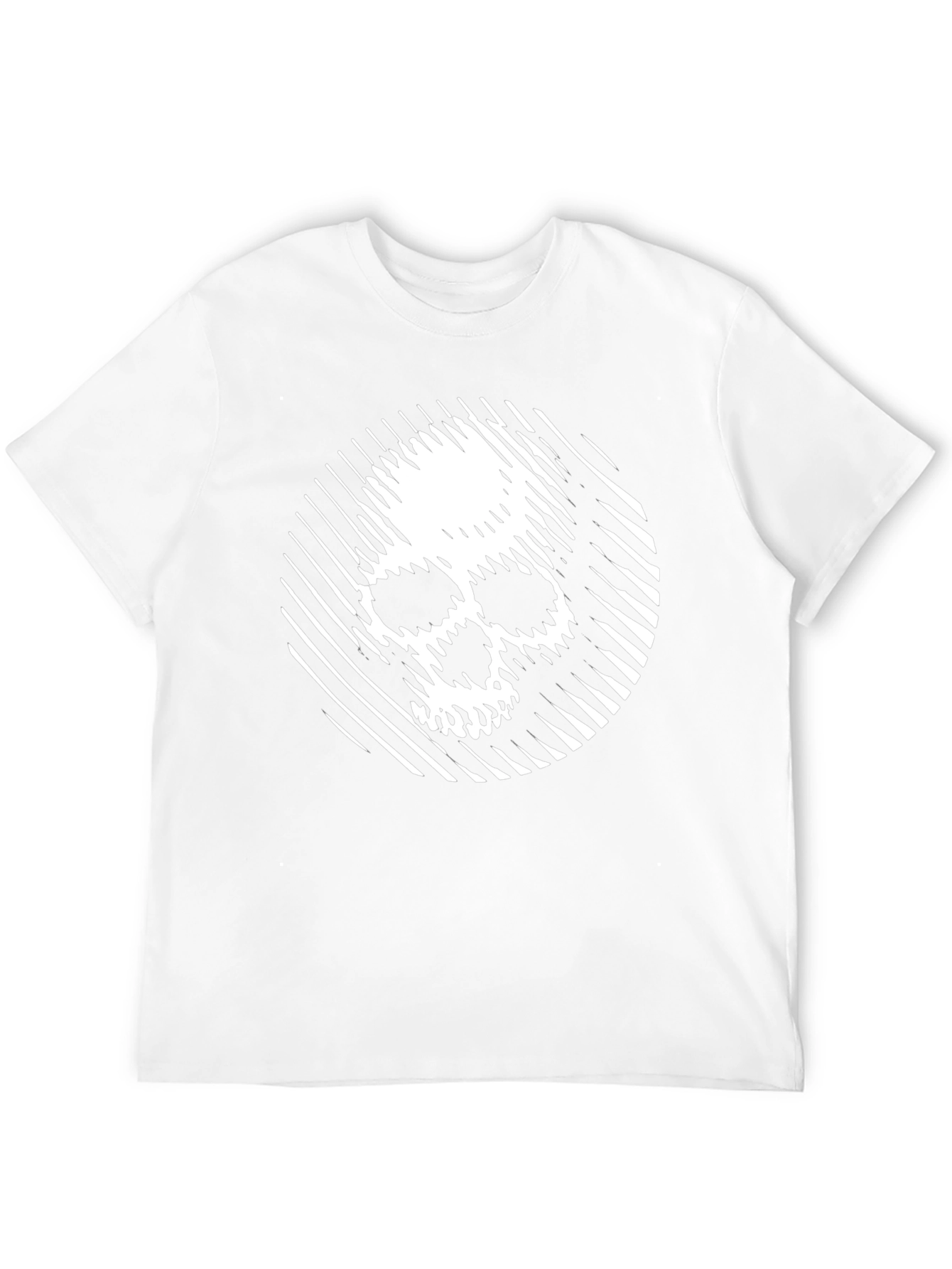 Skull Graphic Black T-Shirt - Edgy Style