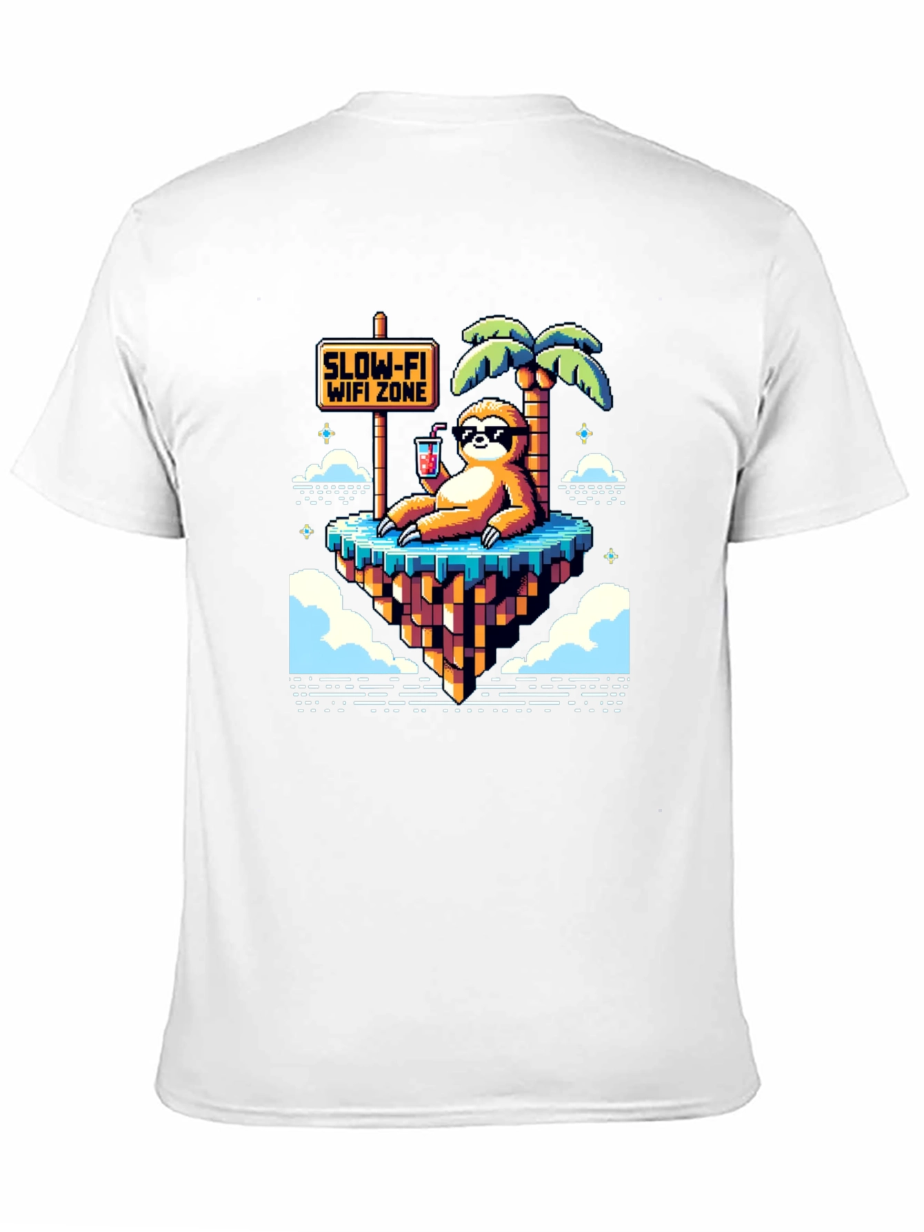 Slow-Fi Wifi Zone Sloth Graphic Tee