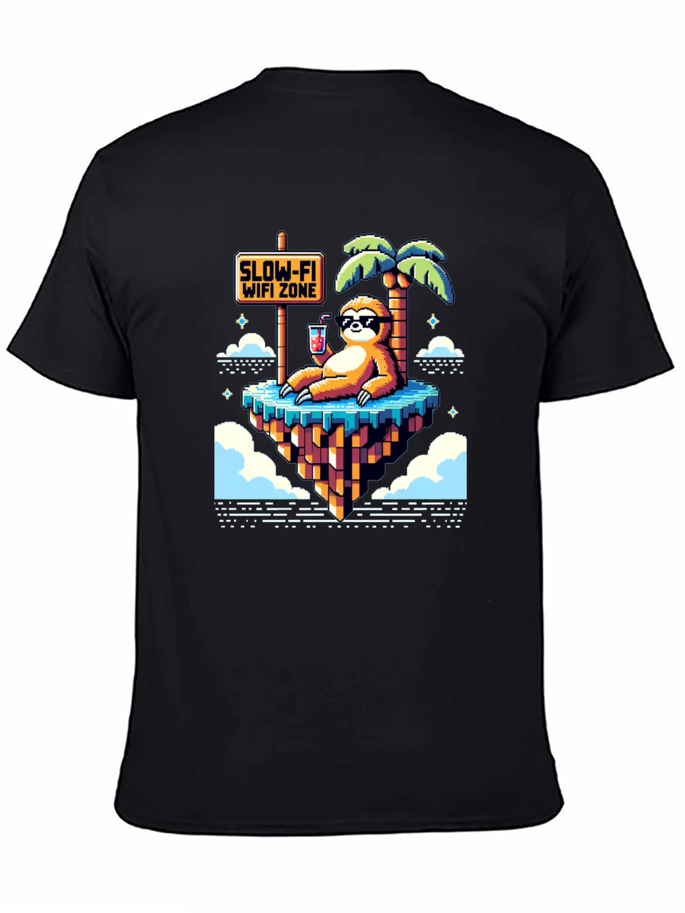 Slow-Fi Wifi Zone Sloth Graphic Tee