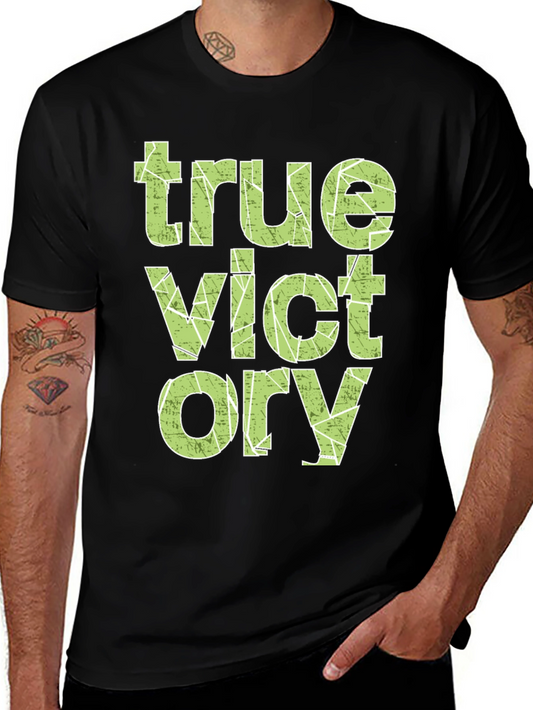 True Victory Graphic Tee - Stylish Mens T-Shirt