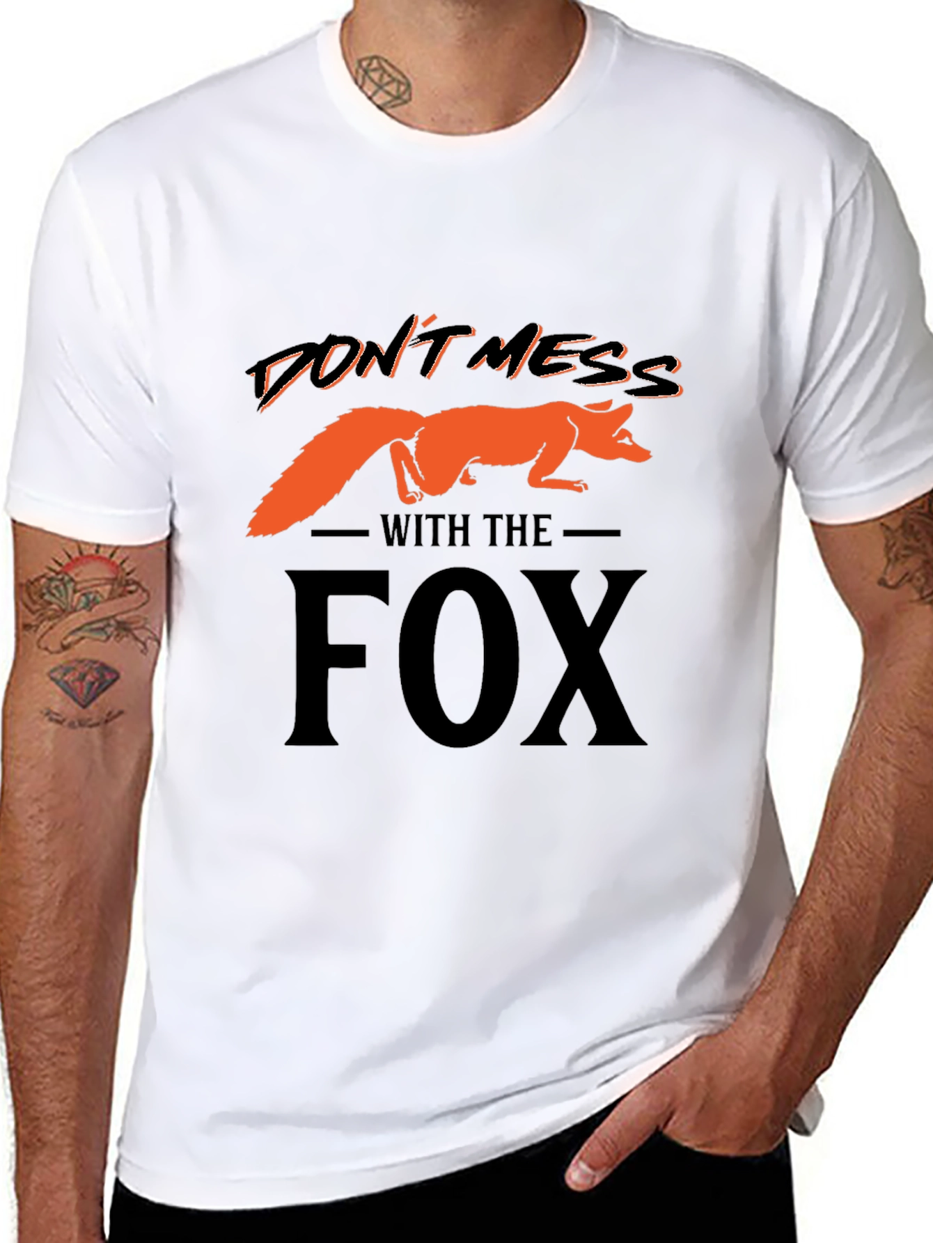 Dont Mess With The Fox Graphic T-Shirt