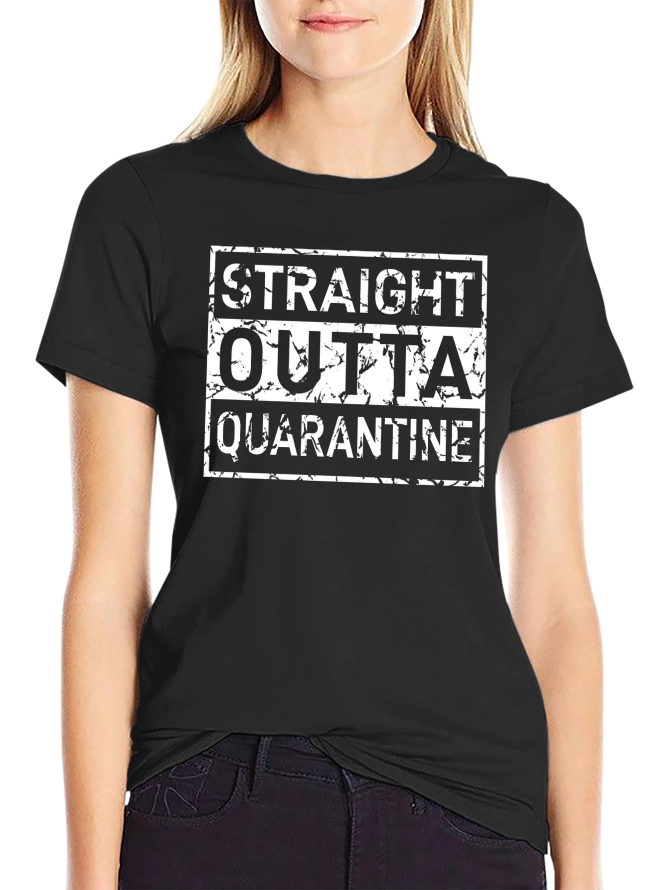 Straight Outta Quarantine Graphic Tee