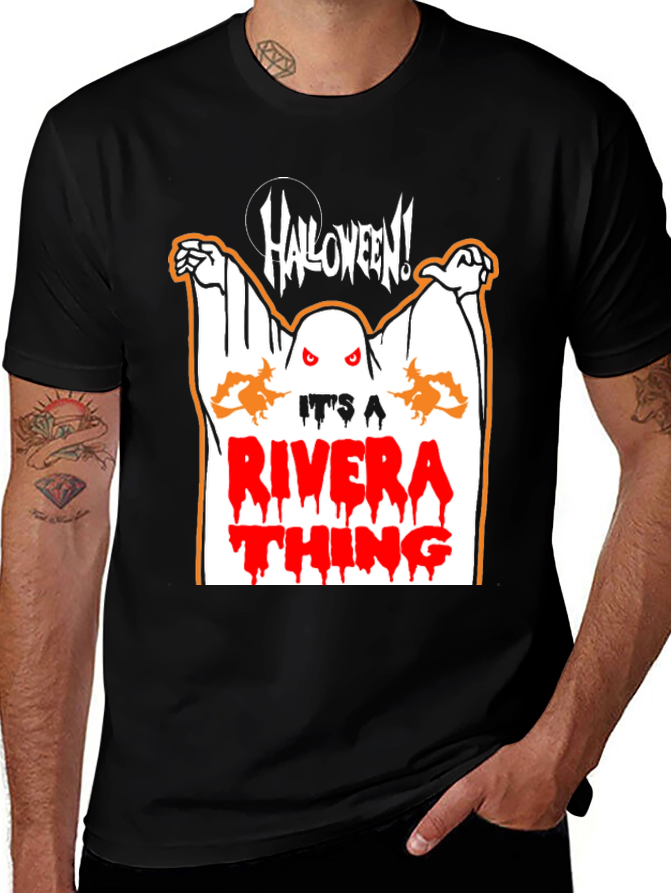 Halloween Rivera Thing Ghost T-Shirt