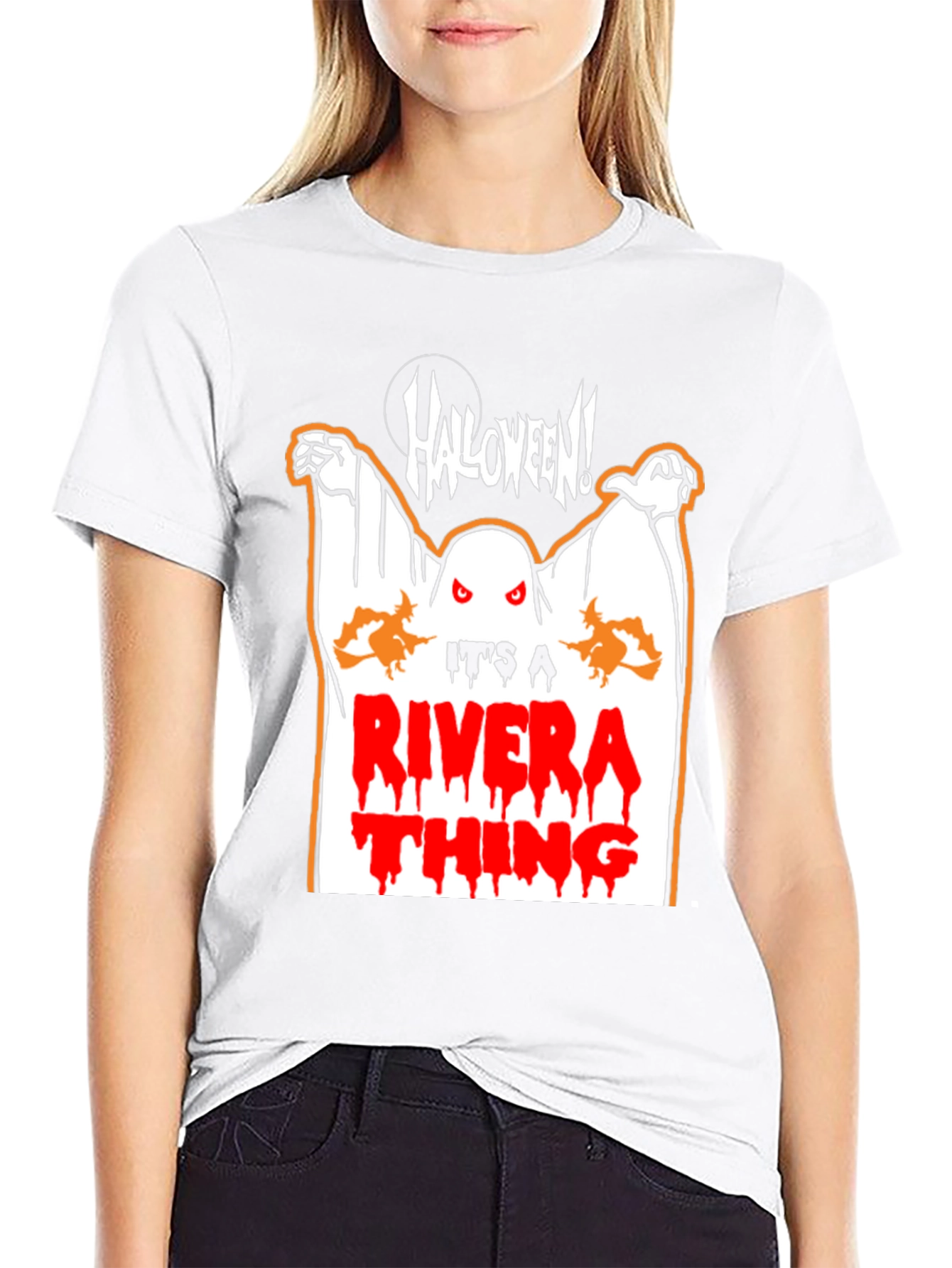 Halloween Rivera Thing Ghost T-Shirt