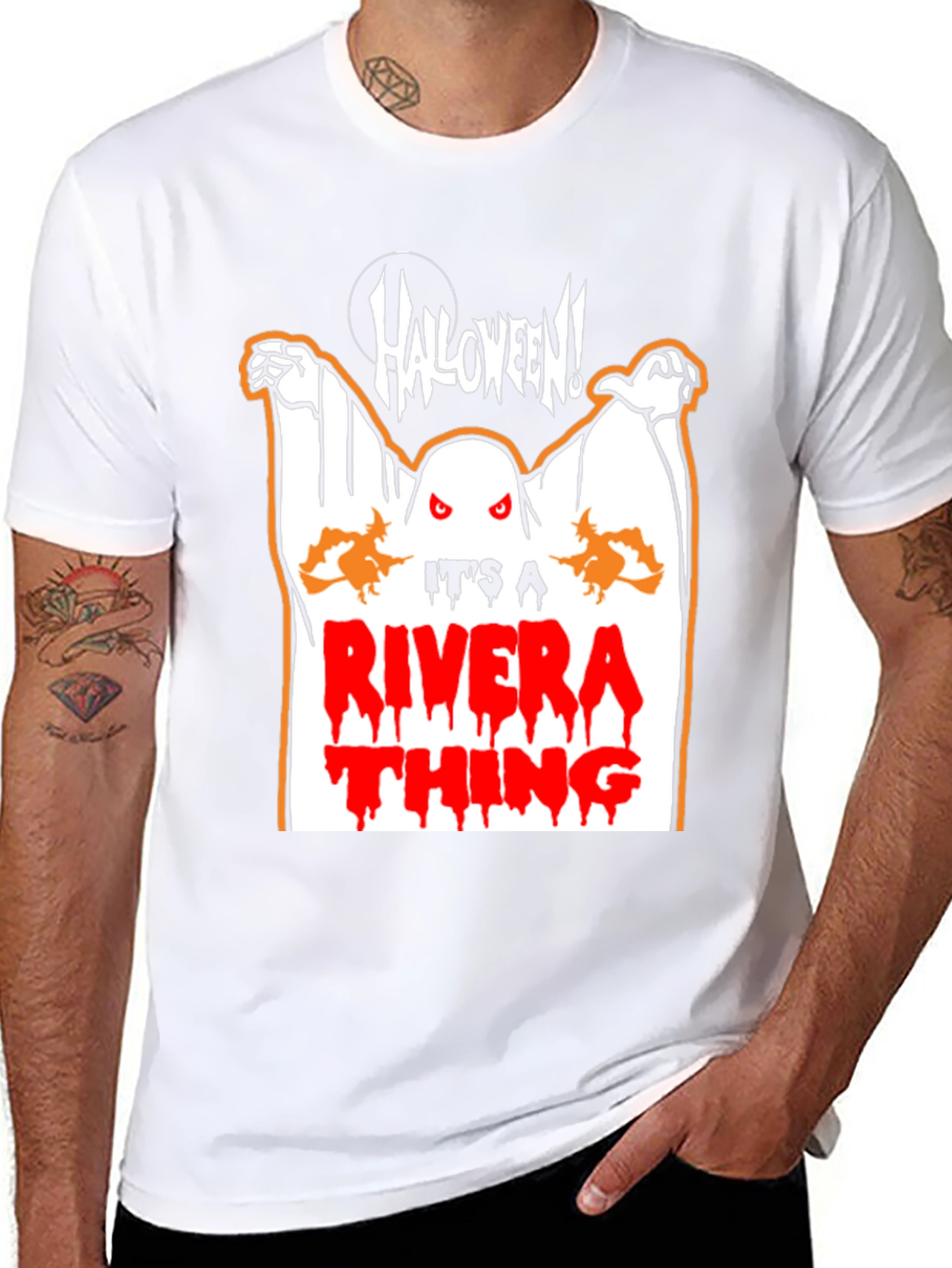 Halloween Rivera Thing Ghost T-Shirt
