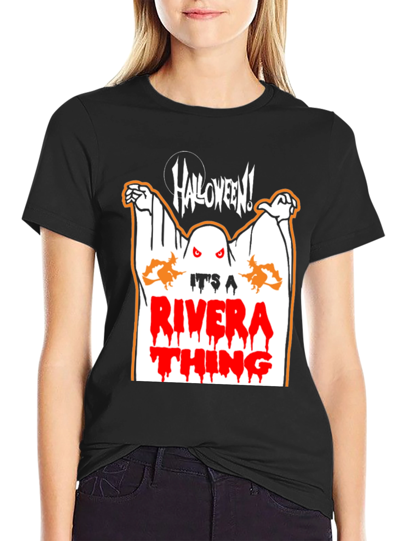 Halloween Rivera Thing Ghost T-Shirt