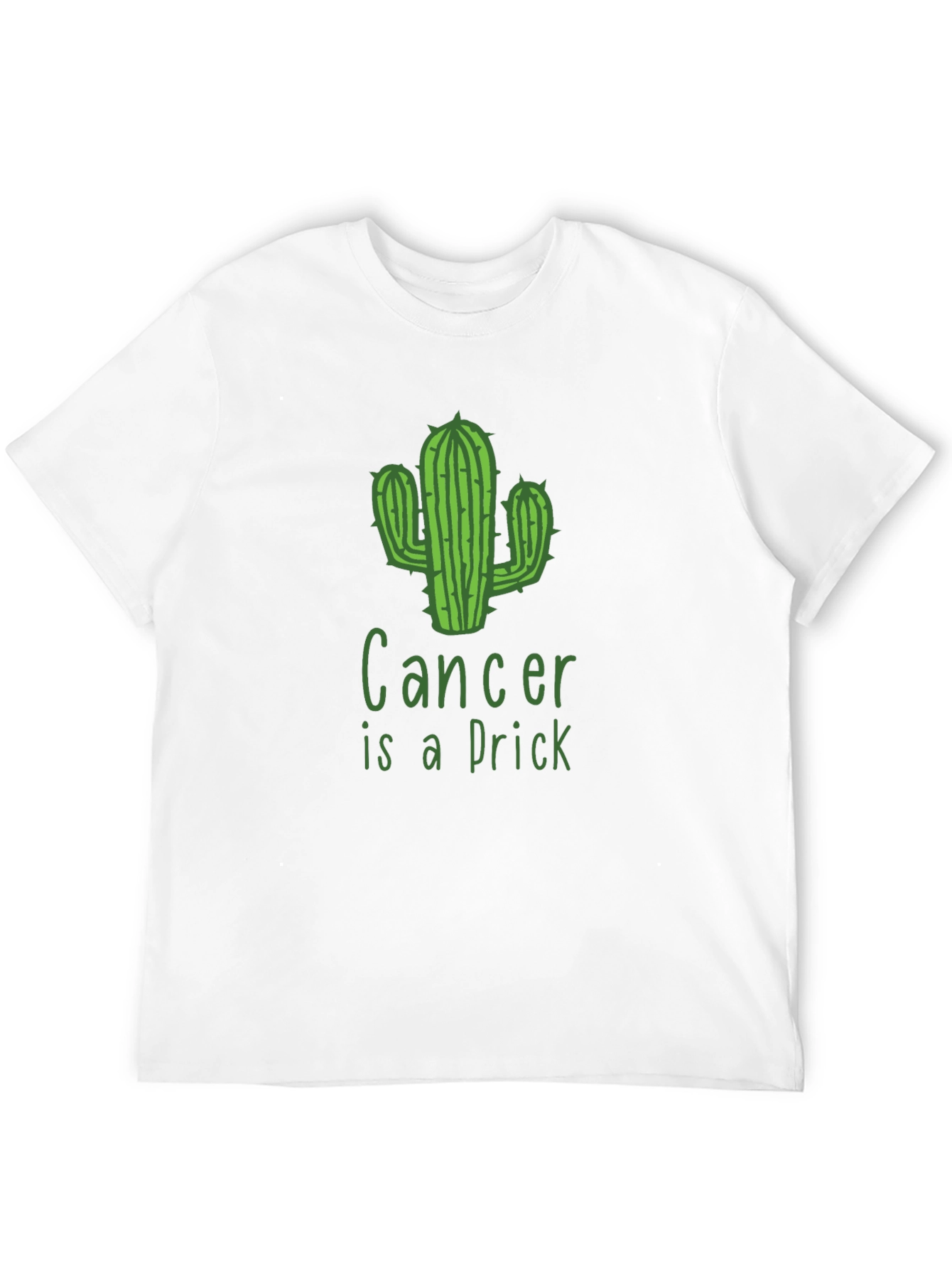 Cancer is a Prick Cactus Graphic T-Shirt