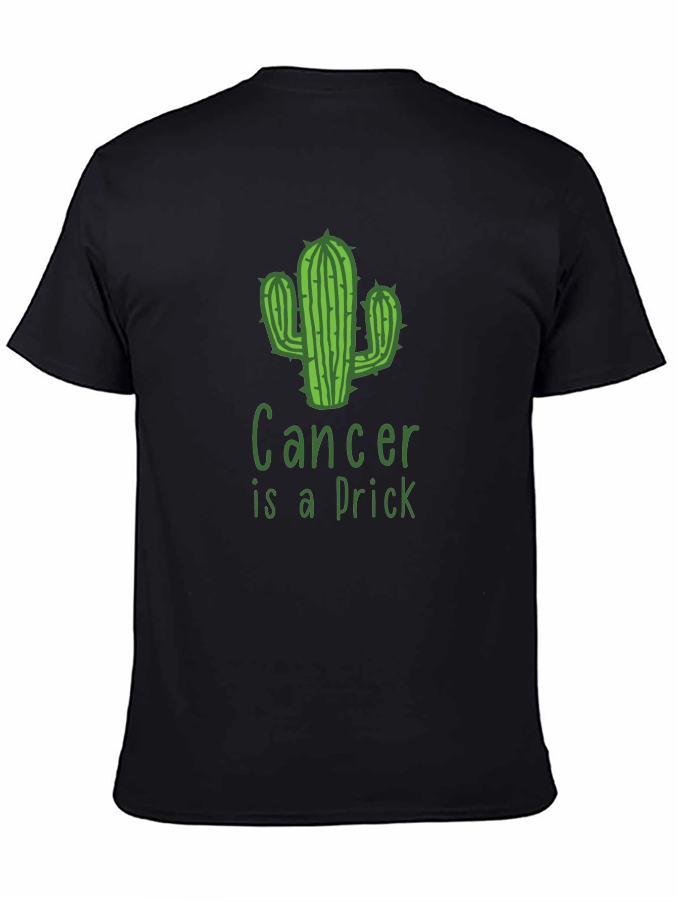 Cancer is a Prick Cactus Graphic T-Shirt