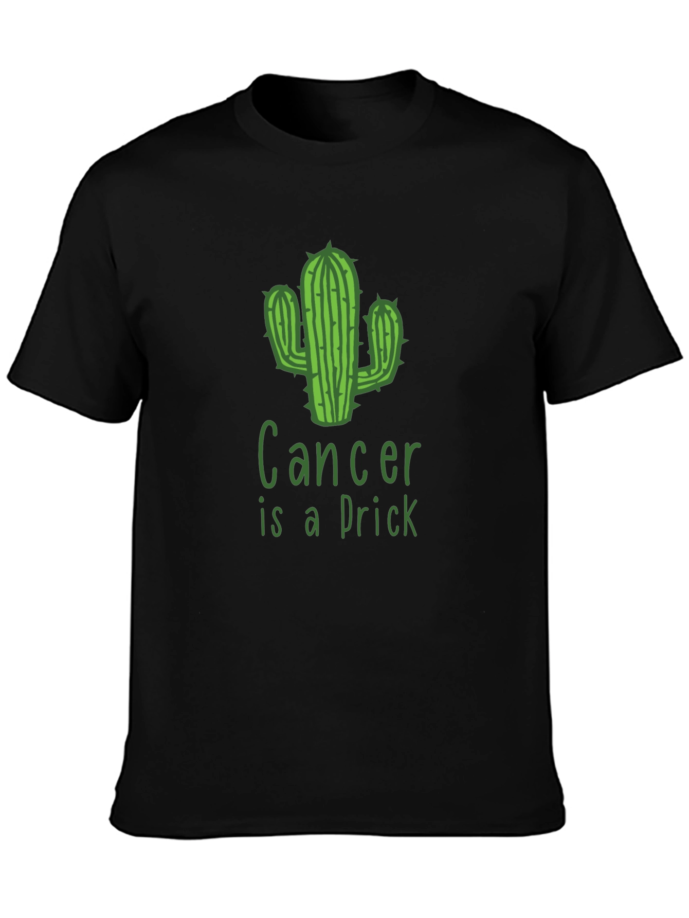 Cancer is a Prick Cactus Graphic T-Shirt