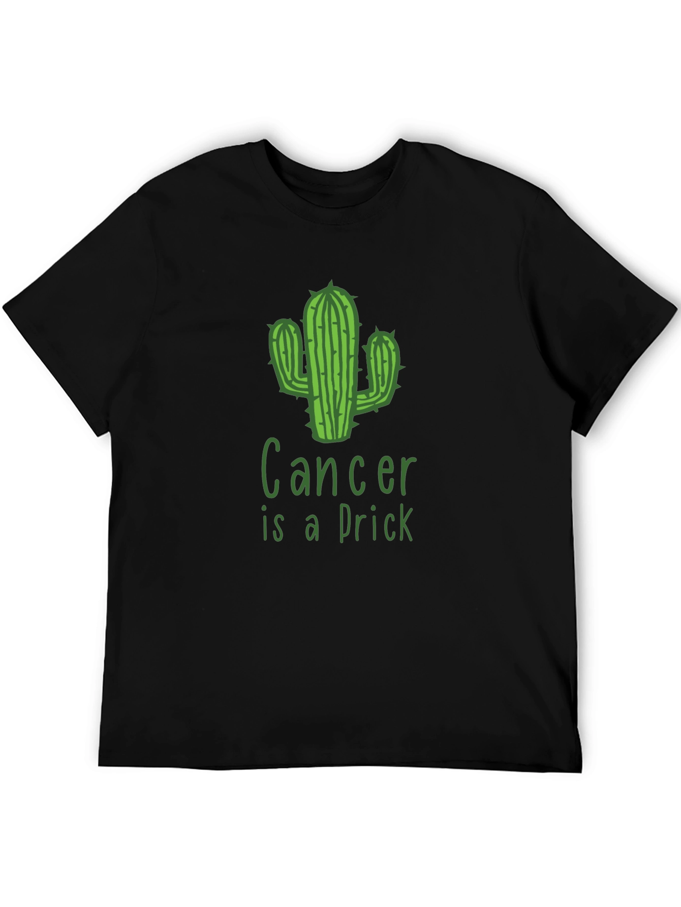 Cancer is a Prick Cactus Graphic T-Shirt