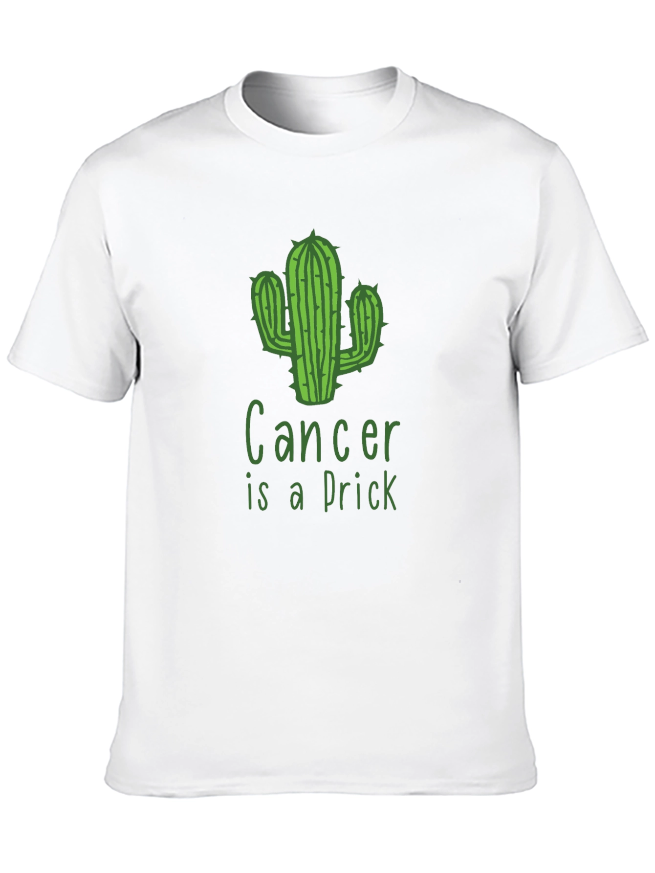 Cancer is a Prick Cactus Graphic T-Shirt