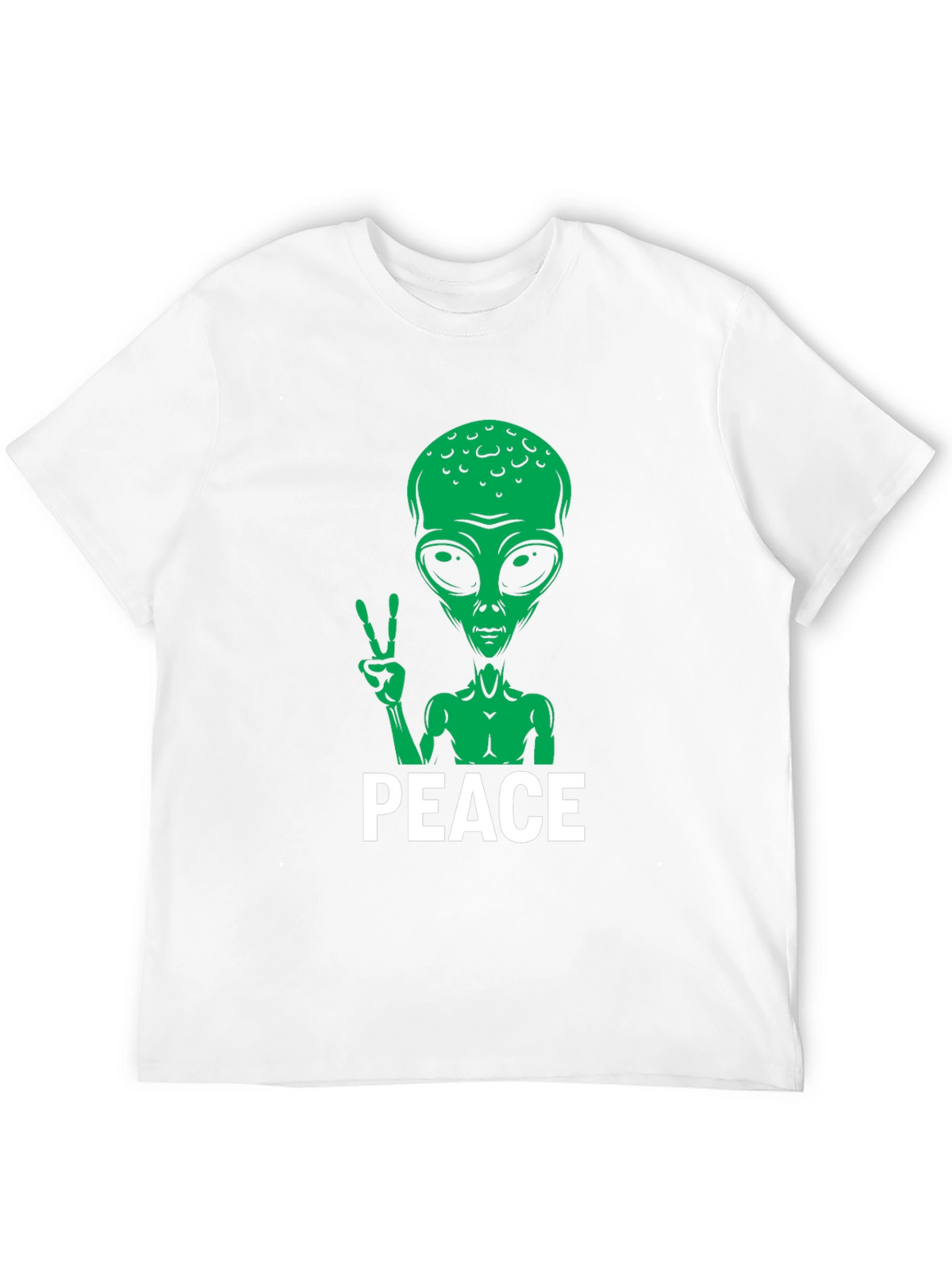 Peace Alien Graphic Tee - Black