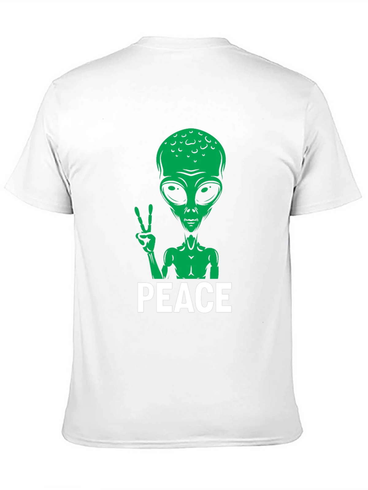 Peace Alien Graphic Tee - Black