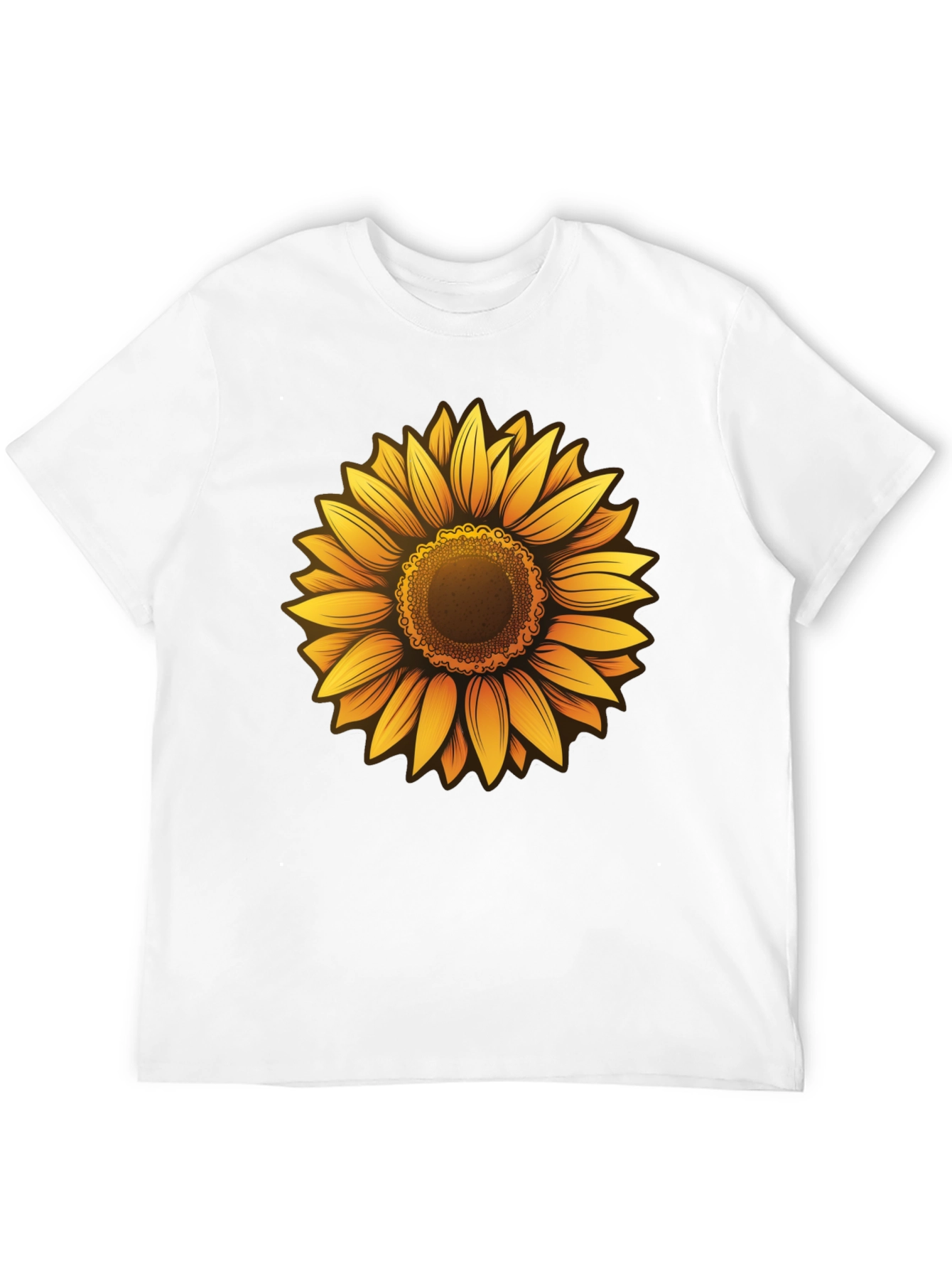 Sunflower Graphic Tee - Mens Black T-Shirt