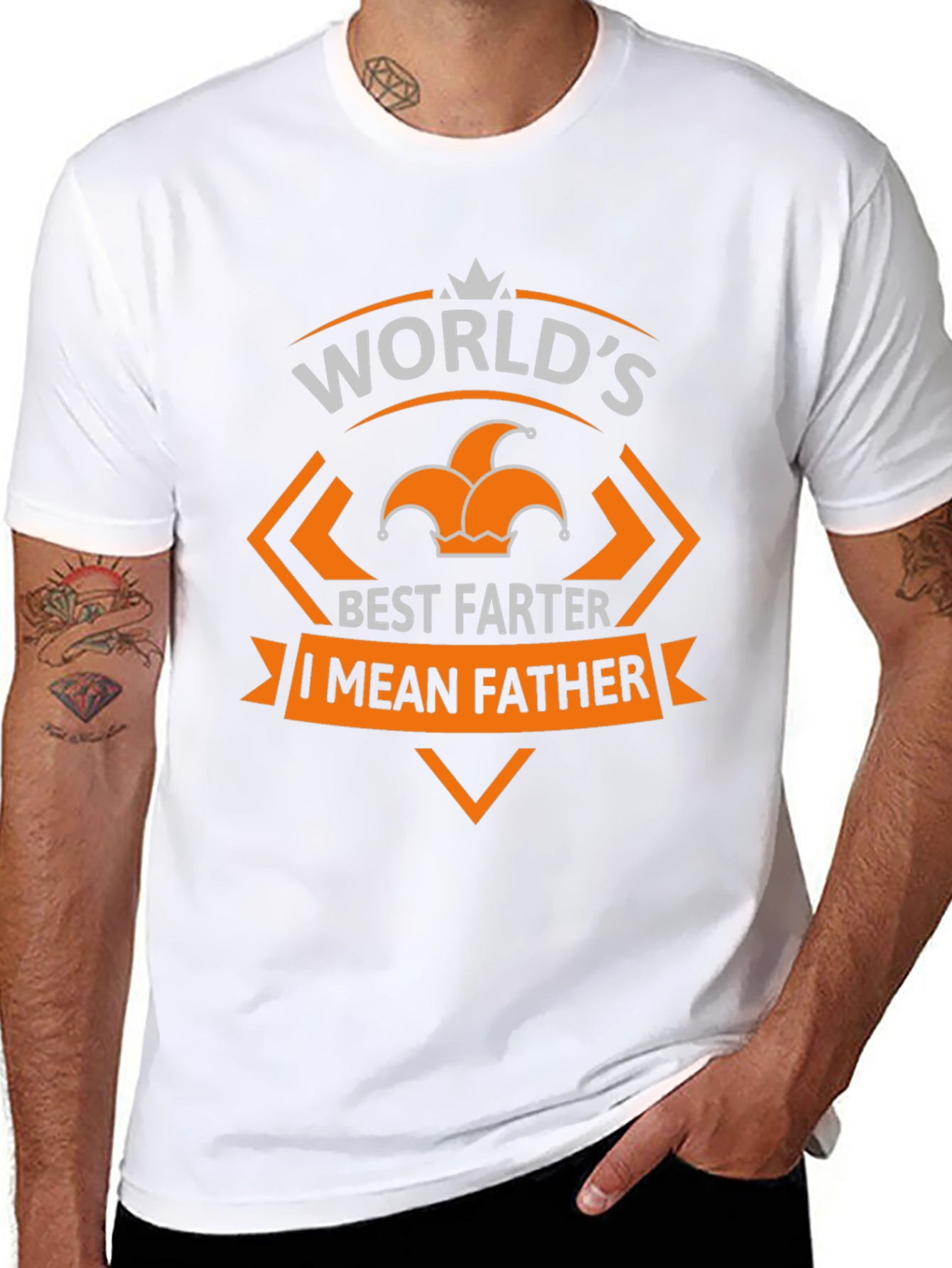 Worlds Best Farter I Mean Father Graphic T-Shirt