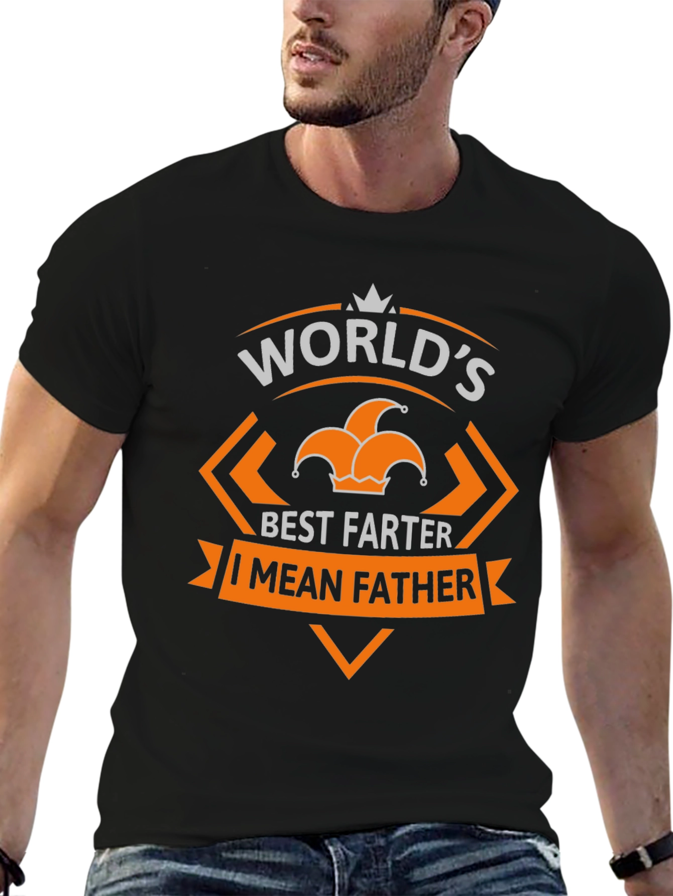 Worlds Best Farter I Mean Father Graphic T-Shirt