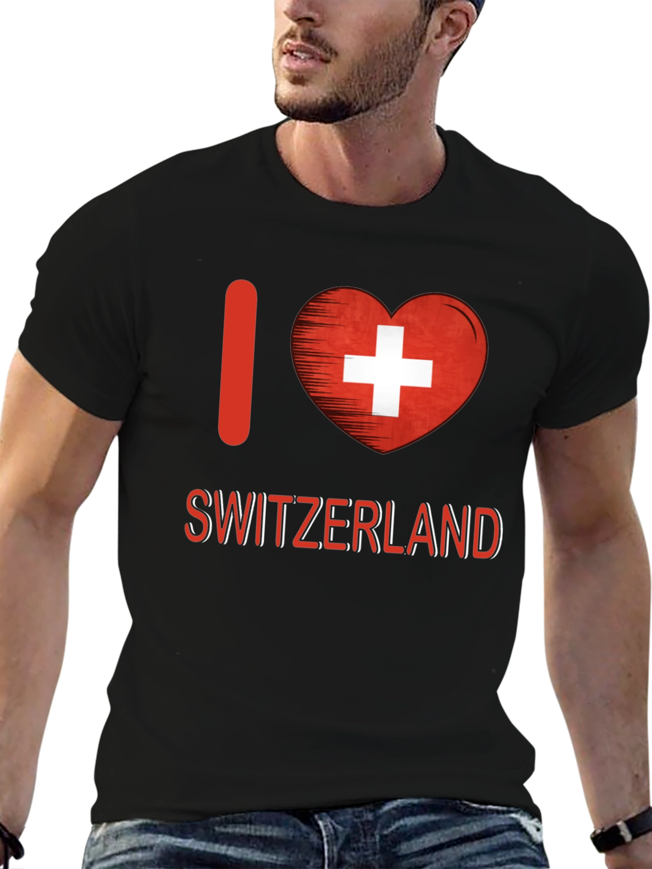 I Love Switzerland T-Shirt - Swiss Pride Tee