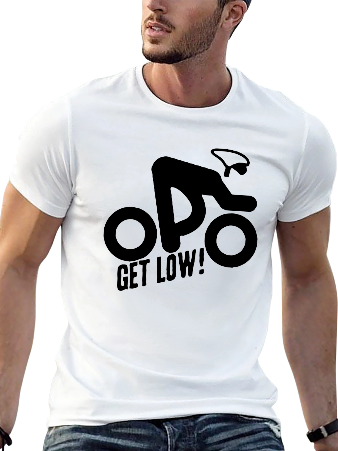 Black Get Low Cycling T-Shirt