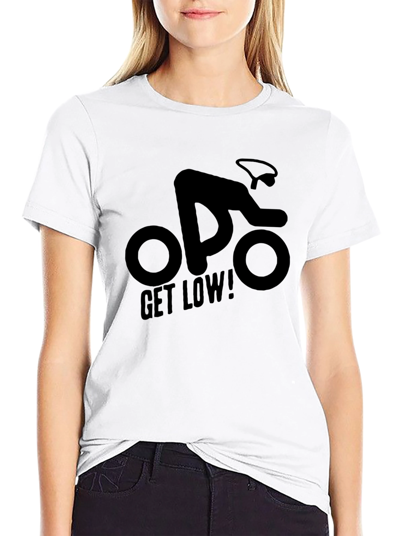 Black Get Low Cycling T-Shirt