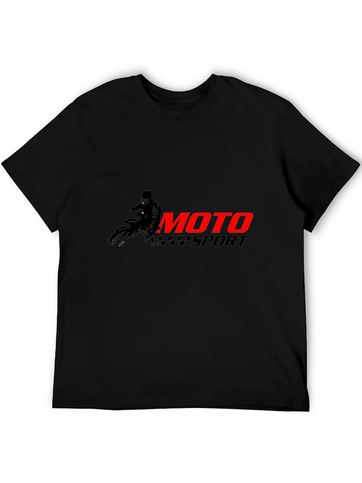 Moto Sport Graphic Tee - Black T-Shirt