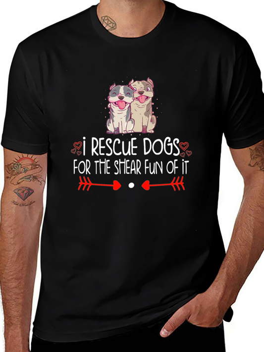 Rescue Dog Lover T-Shirt - Shear Fun!