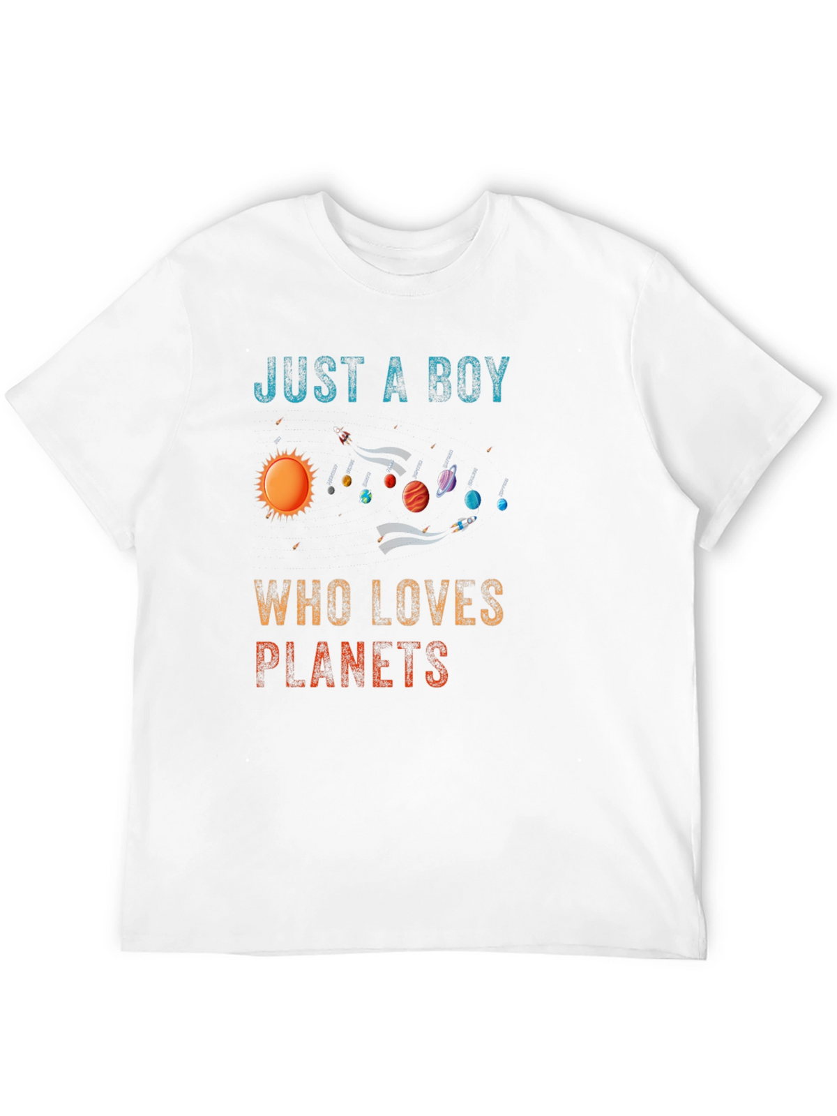 Just A Boy Who Loves Planets T-Shirt