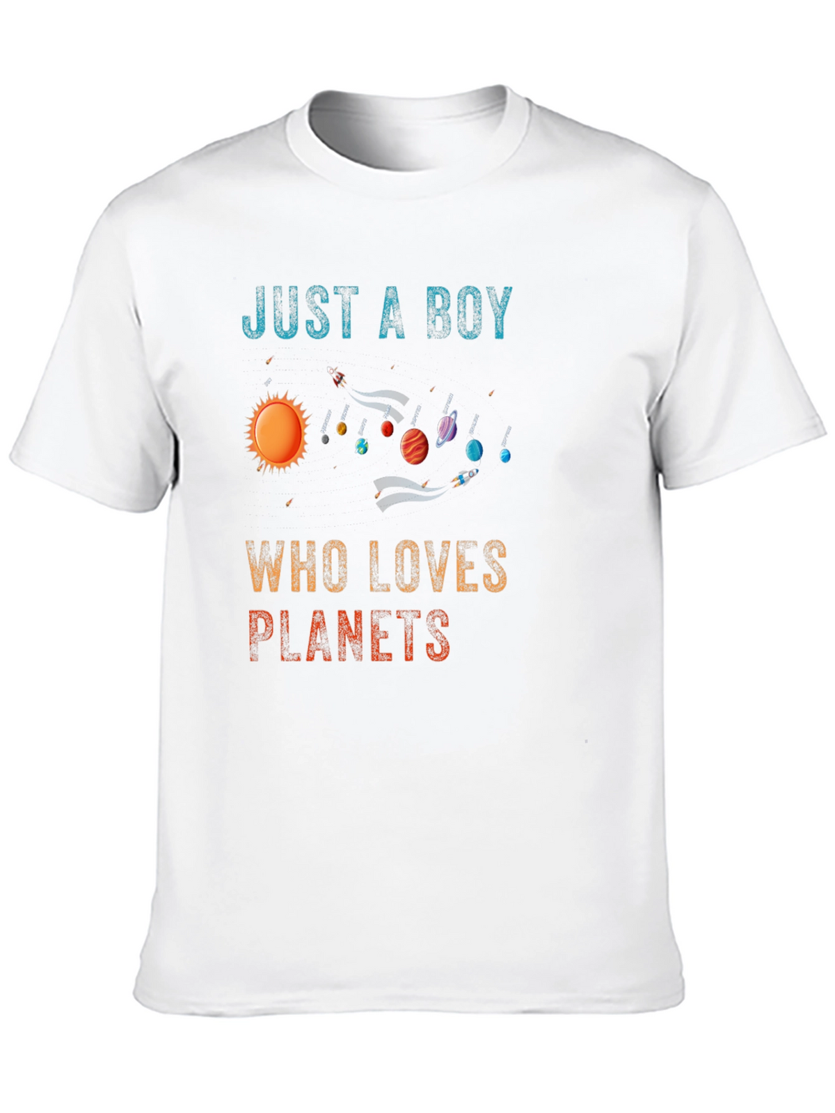 Just A Boy Who Loves Planets T-Shirt