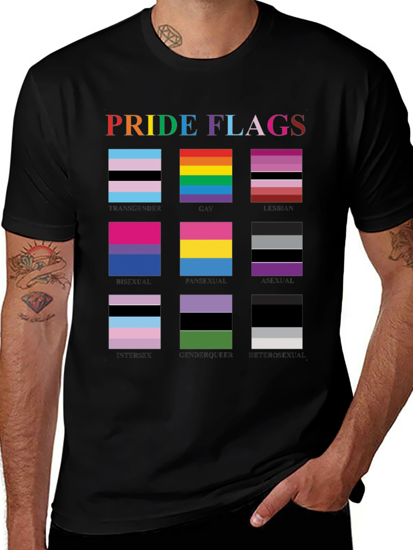 Pride Flags Graphic Tee