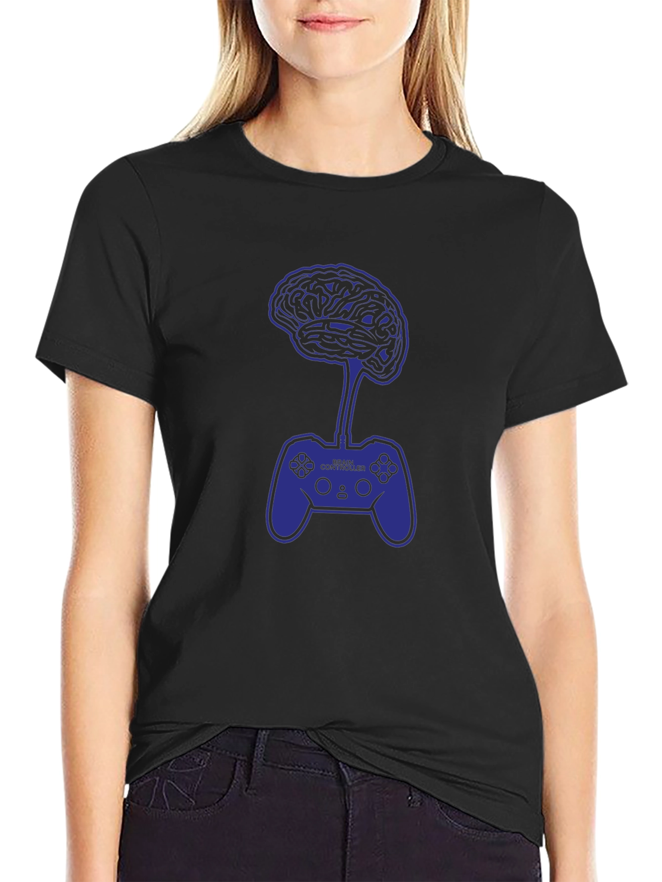 Brain Controller Graphic Tee - Black