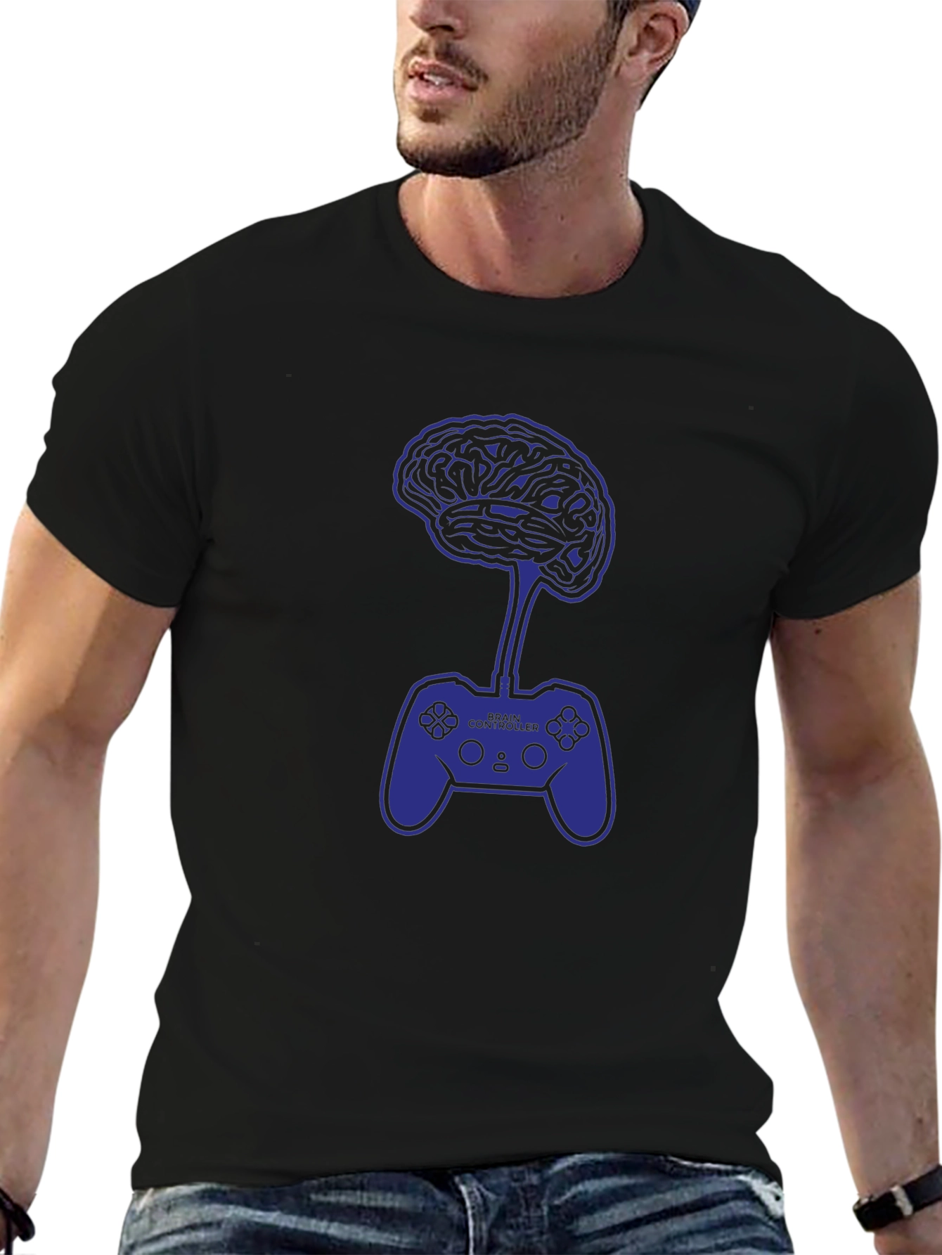 Brain Controller Graphic Tee - Black