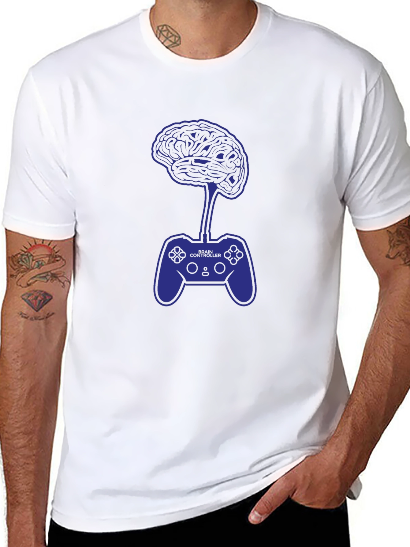 Brain Controller Graphic Tee - Black