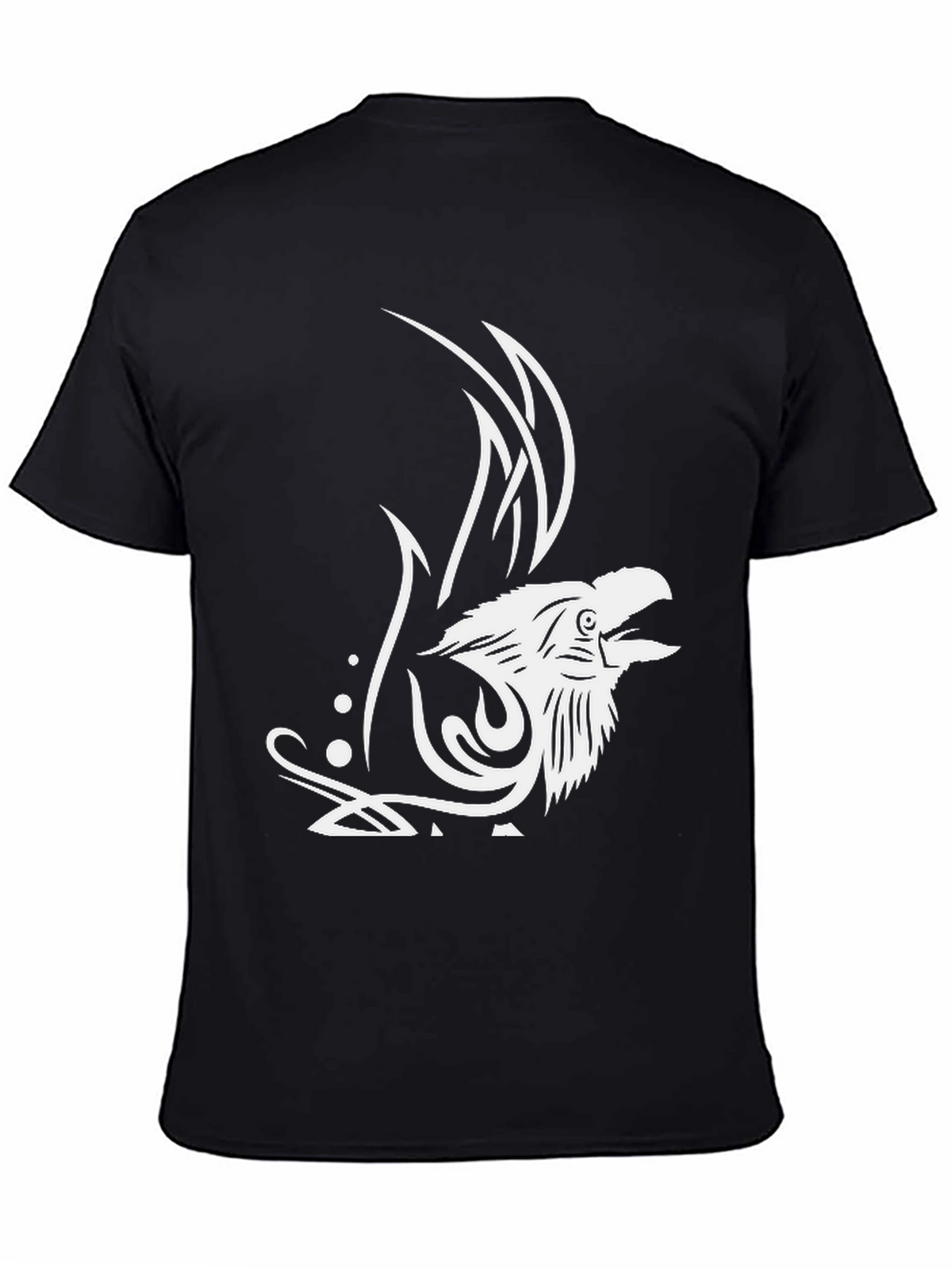 Raven Graphic Tee - Mens Black T-Shirt
