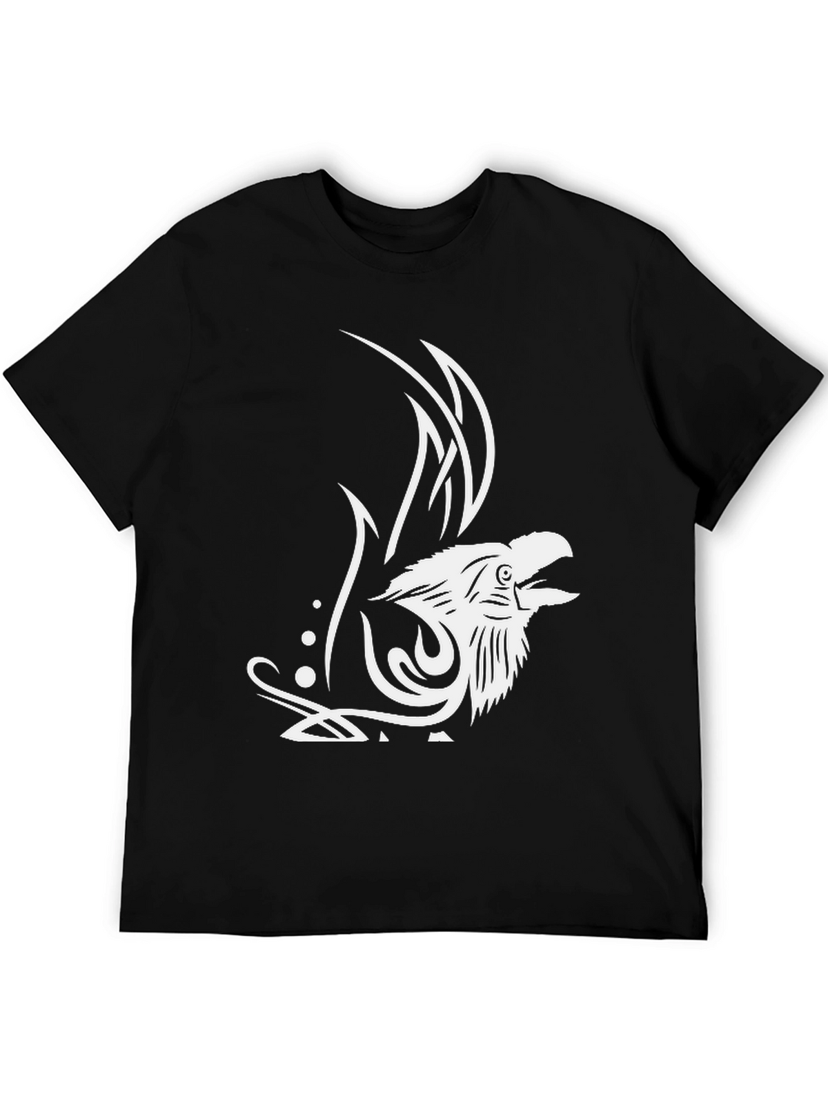 Raven Graphic Tee - Mens Black T-Shirt
