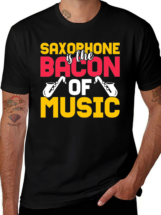Saxophone is the Bacon of Music T-Shirt