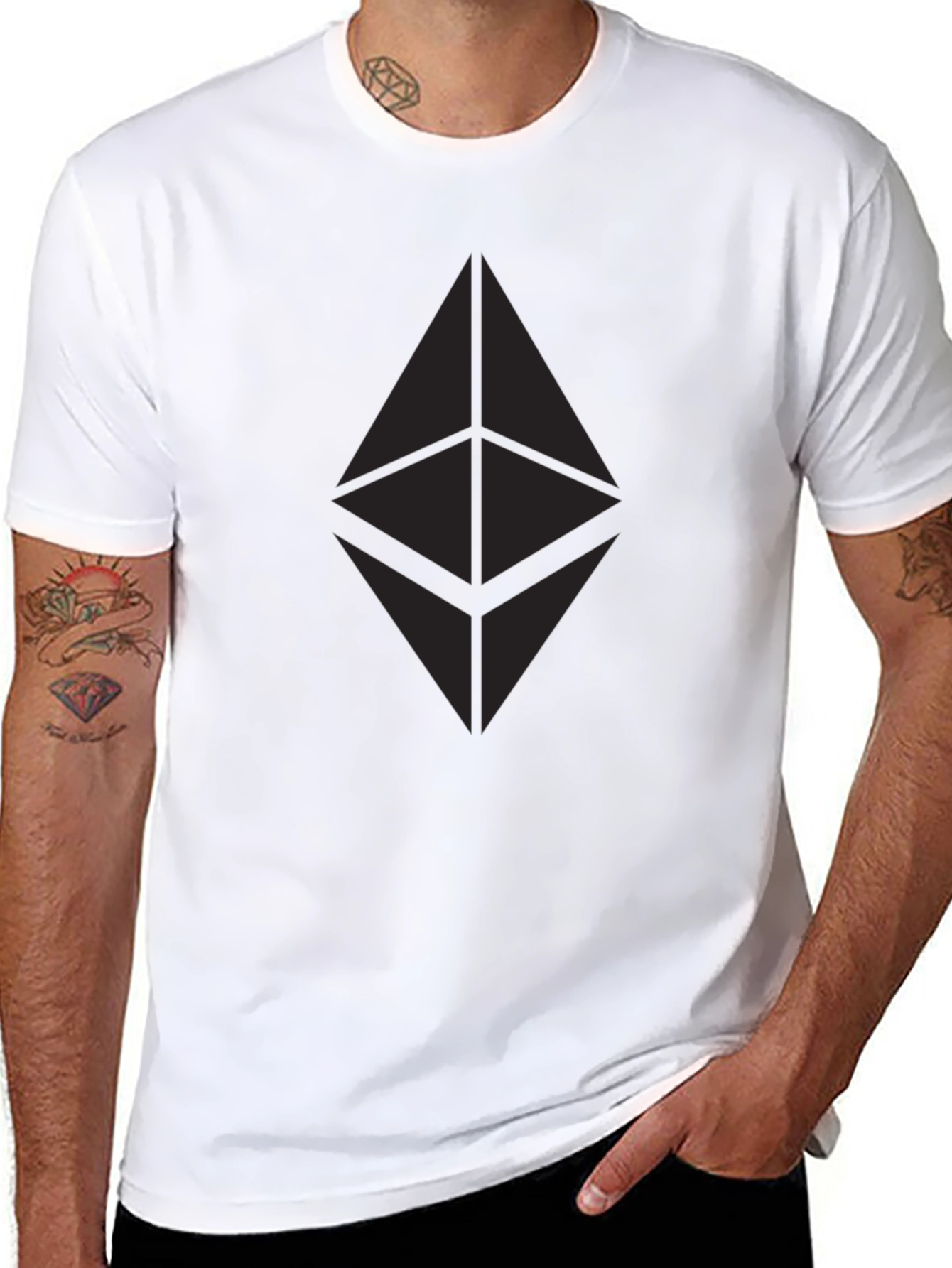 Ethereum Logo T-Shirt - Crypto Fan Apparel
