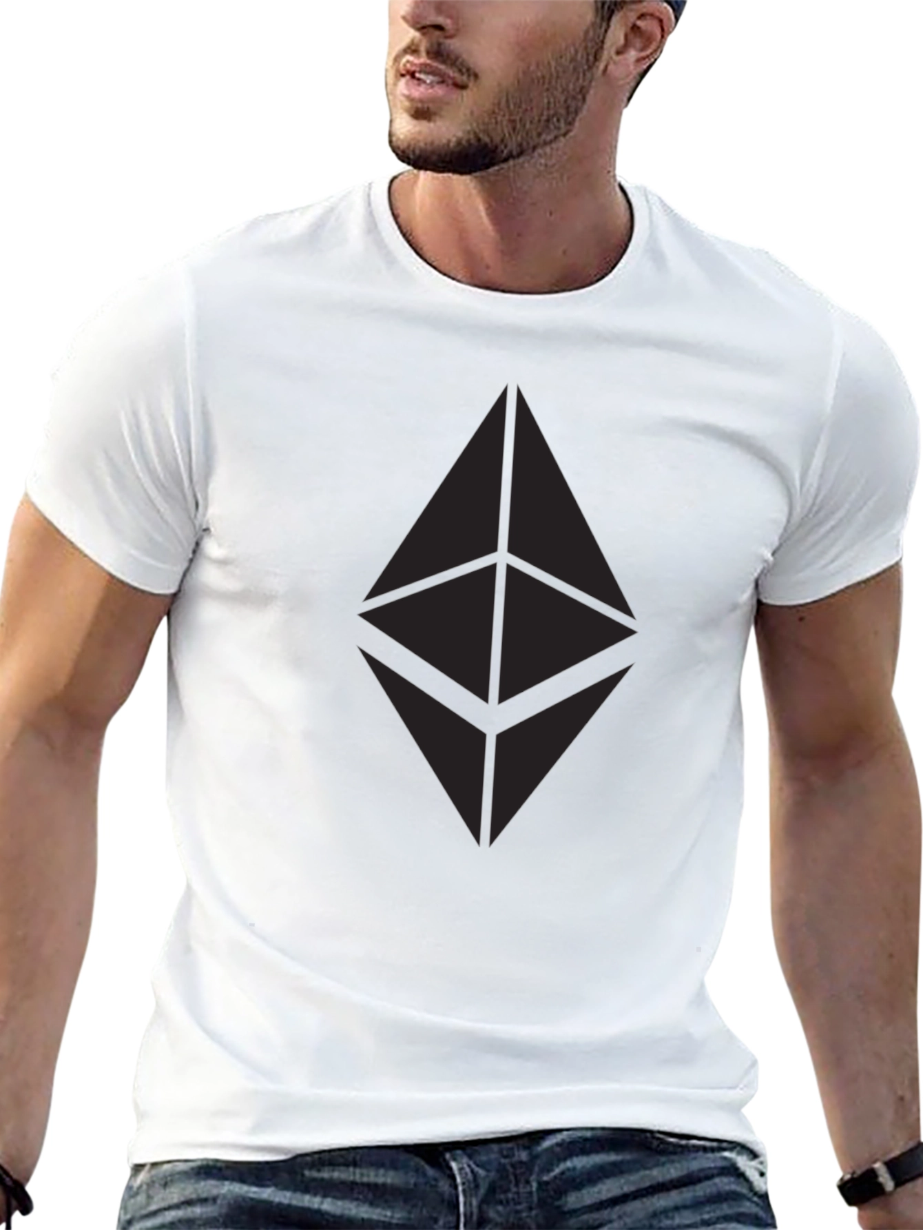 Ethereum Logo T-Shirt - Crypto Fan Apparel