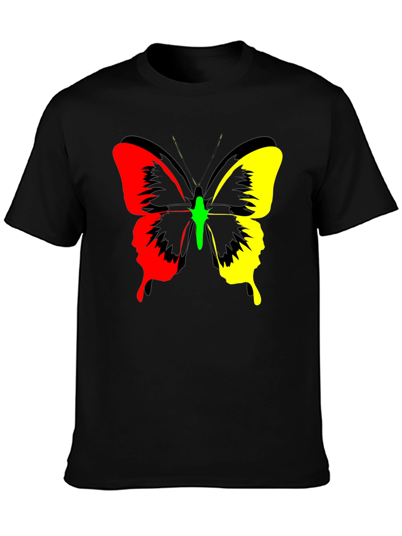 Butterfly Graphic Print Tee - Bold Fashion