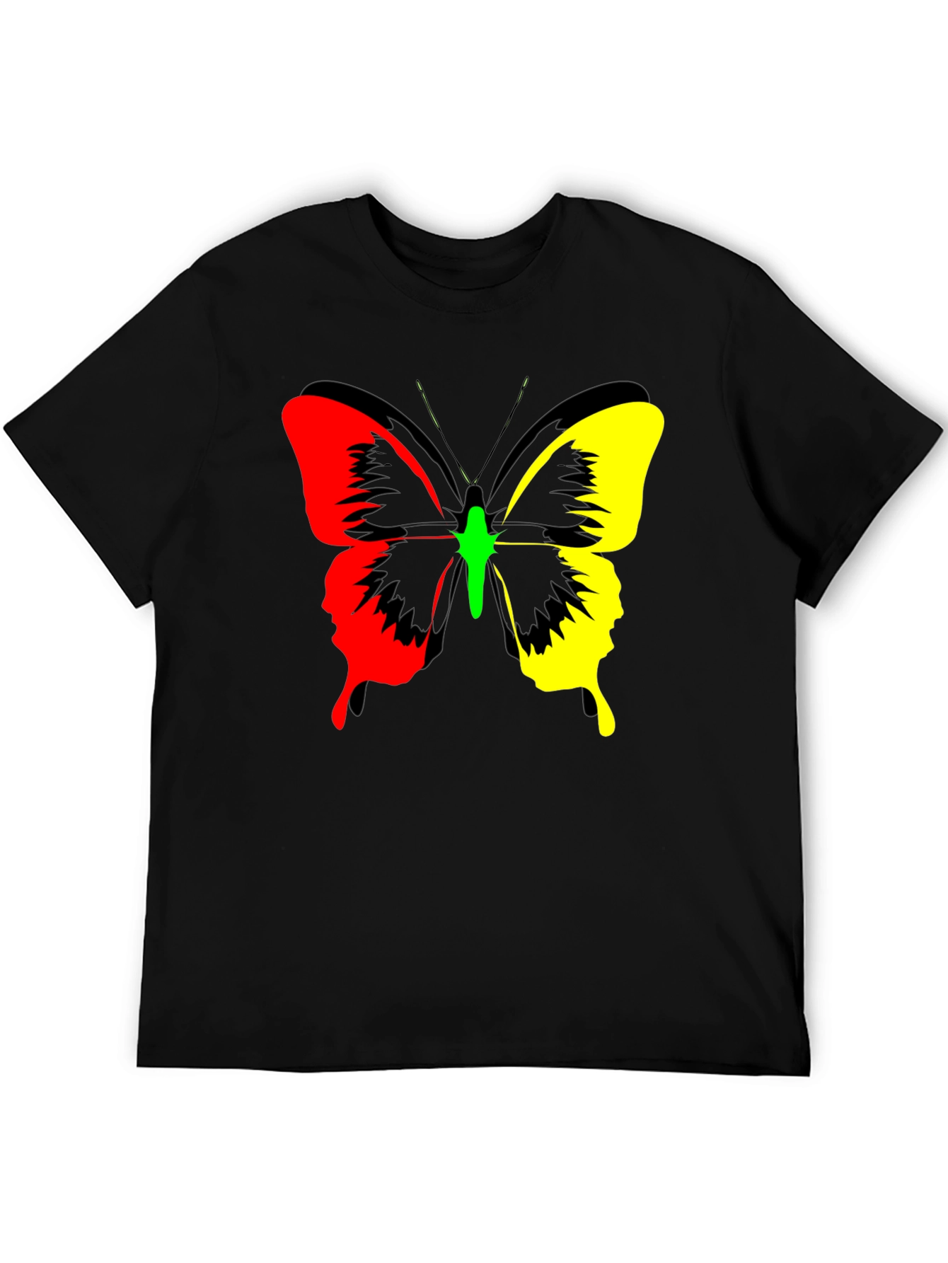 Butterfly Graphic Print Tee - Bold Fashion