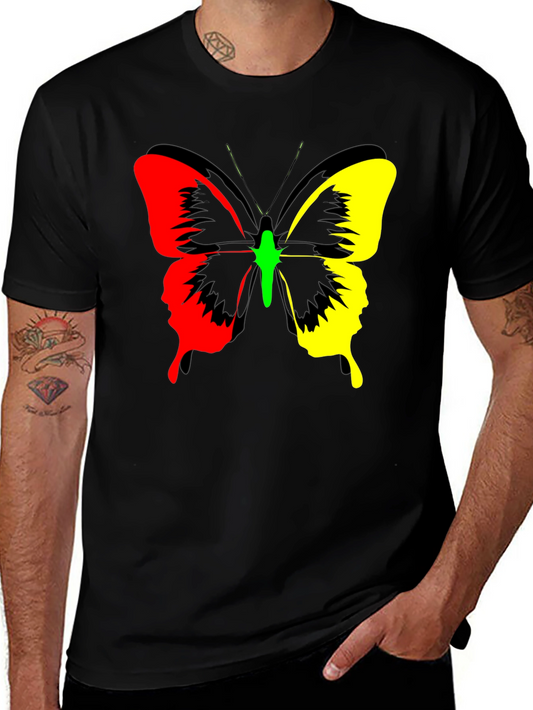 Butterfly Graphic Print Tee - Bold Fashion