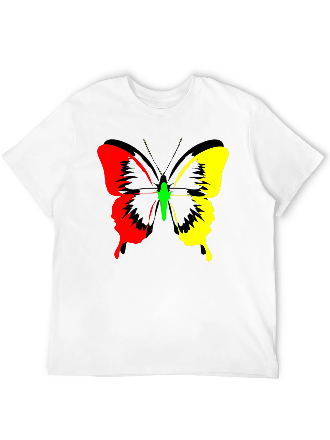 Butterfly Graphic Print Tee - Bold Fashion