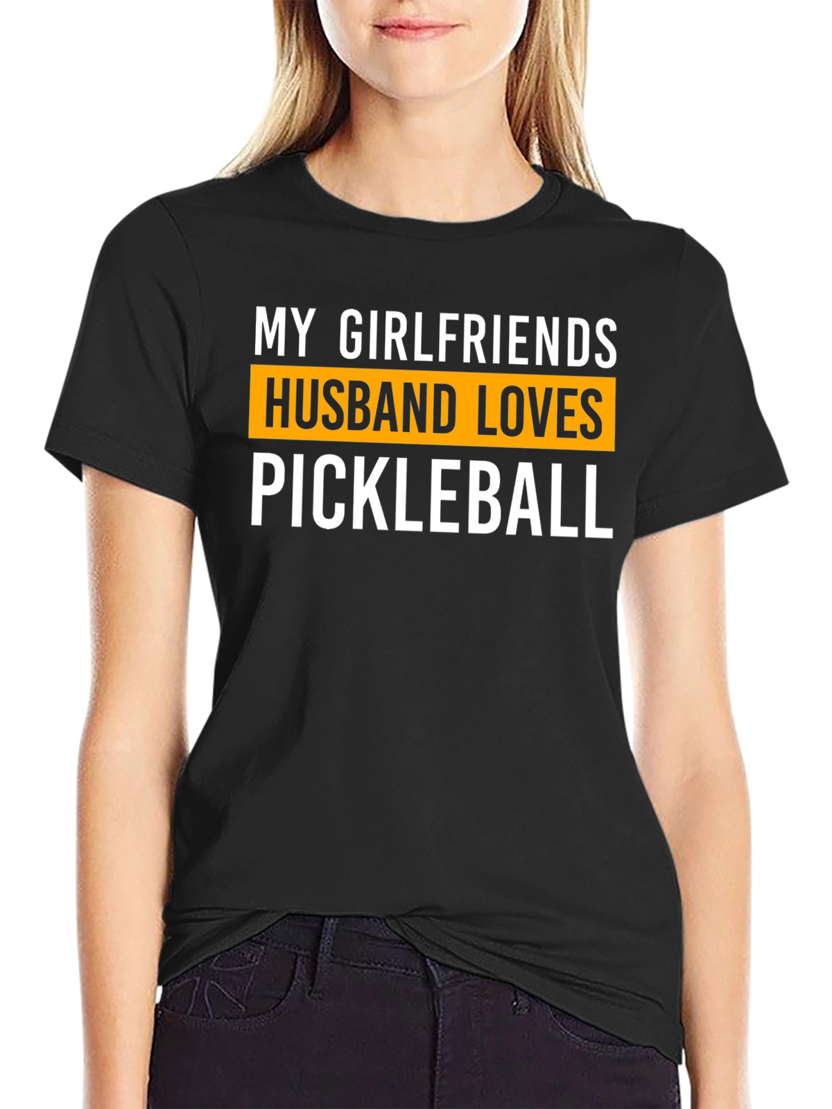 My Girlfriends Husband Loves Pickleball T-Shirt