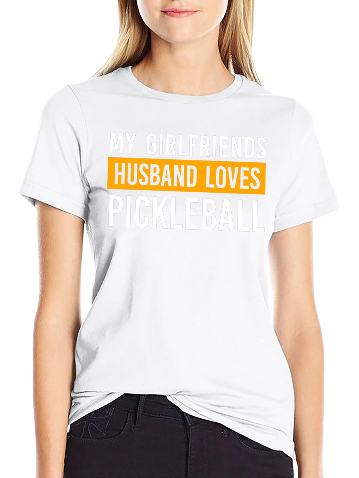 My Girlfriends Husband Loves Pickleball T-Shirt