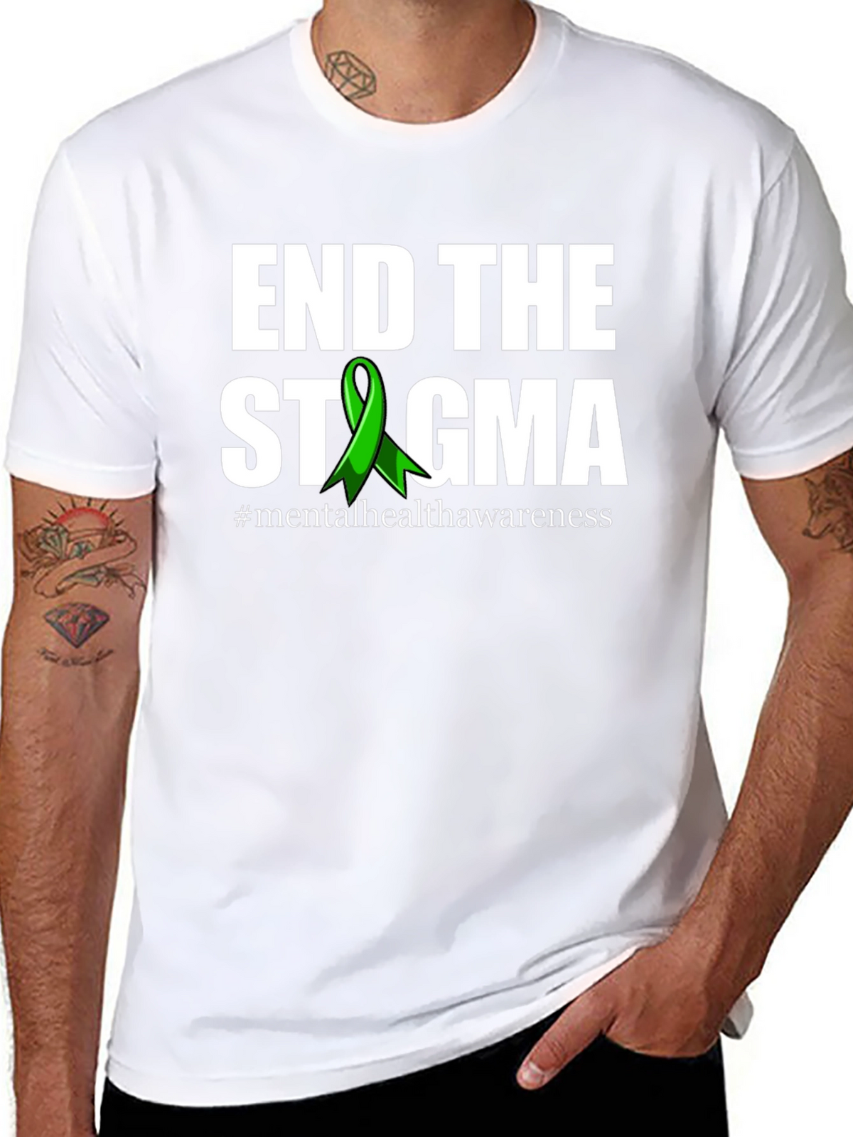 End the Stigma Mental Health Awareness T-Shirt