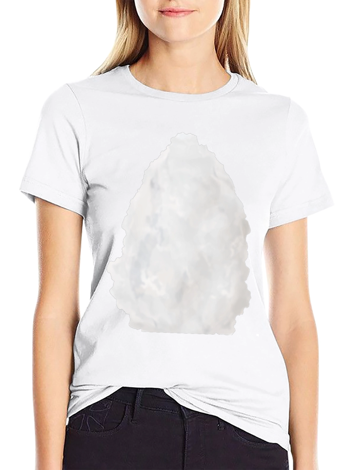 Abstract Graphic Black Crewneck T-Shirt