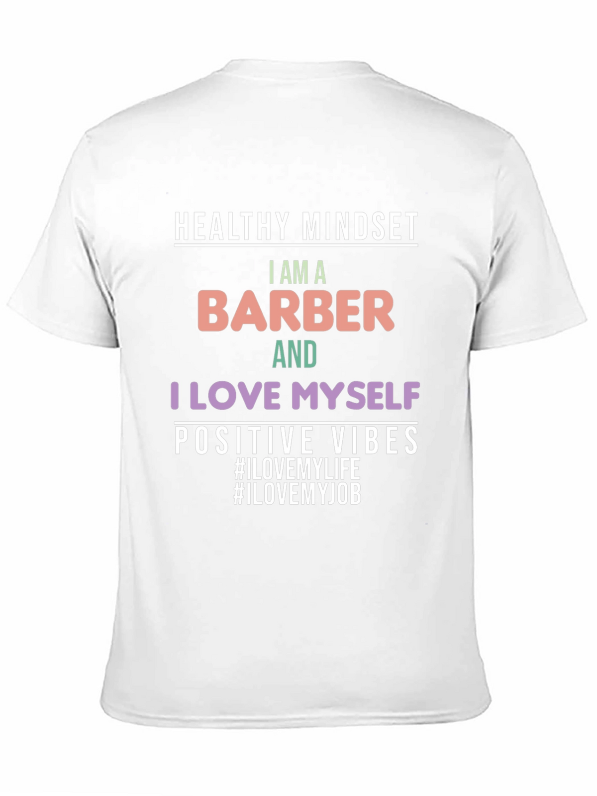 Barber Pride T-Shirt - Healthy Mindset Positive Vibes