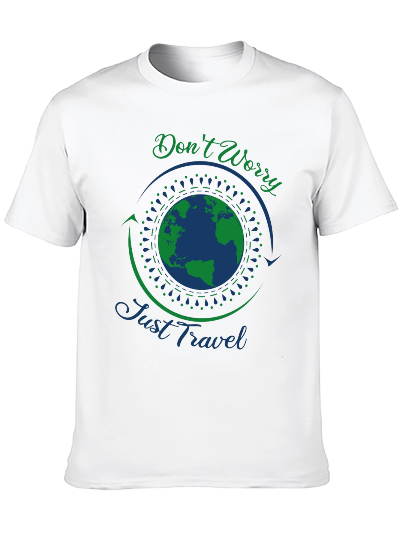 Dont Worry Just Travel Graphic T-Shirt