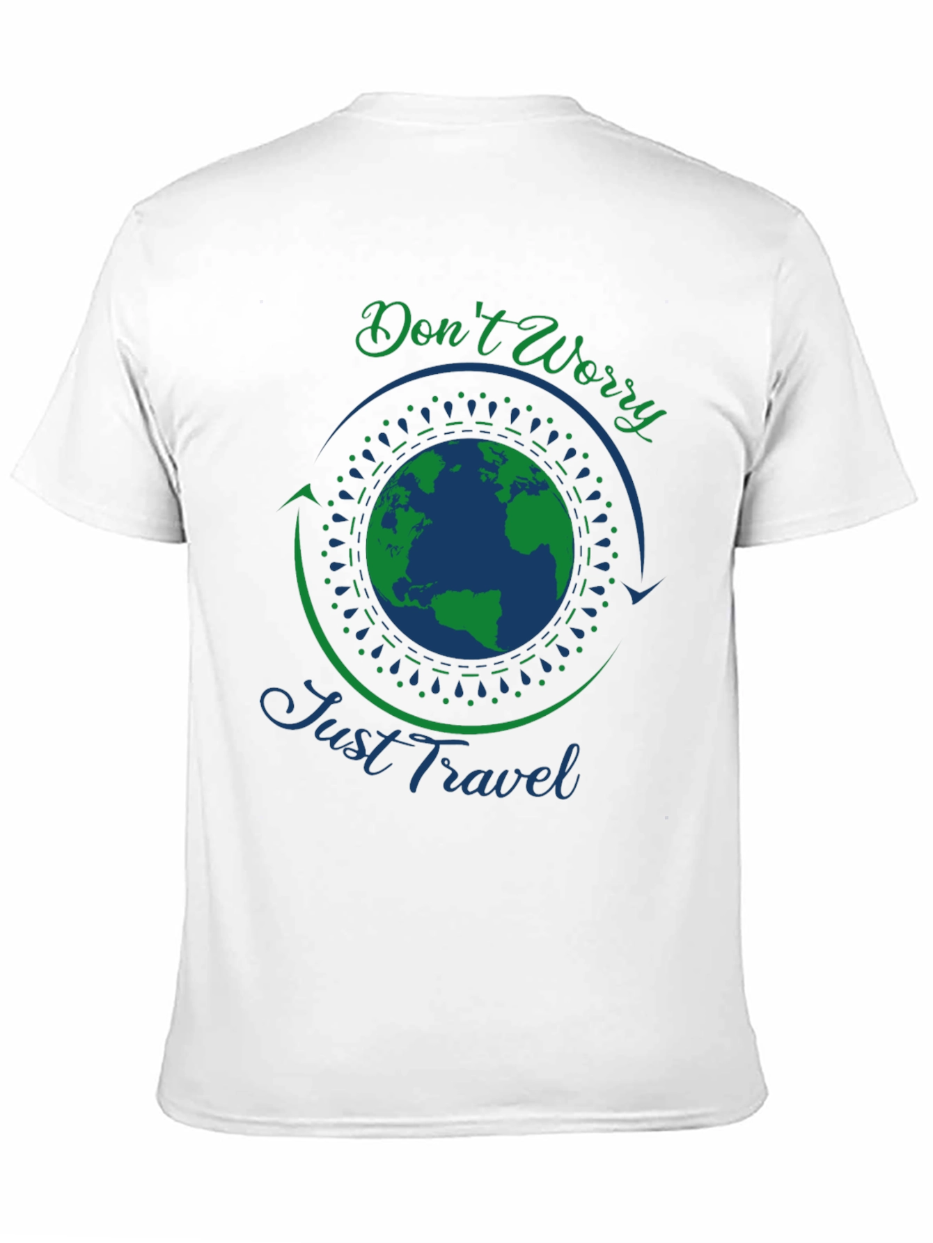 Dont Worry Just Travel Graphic T-Shirt